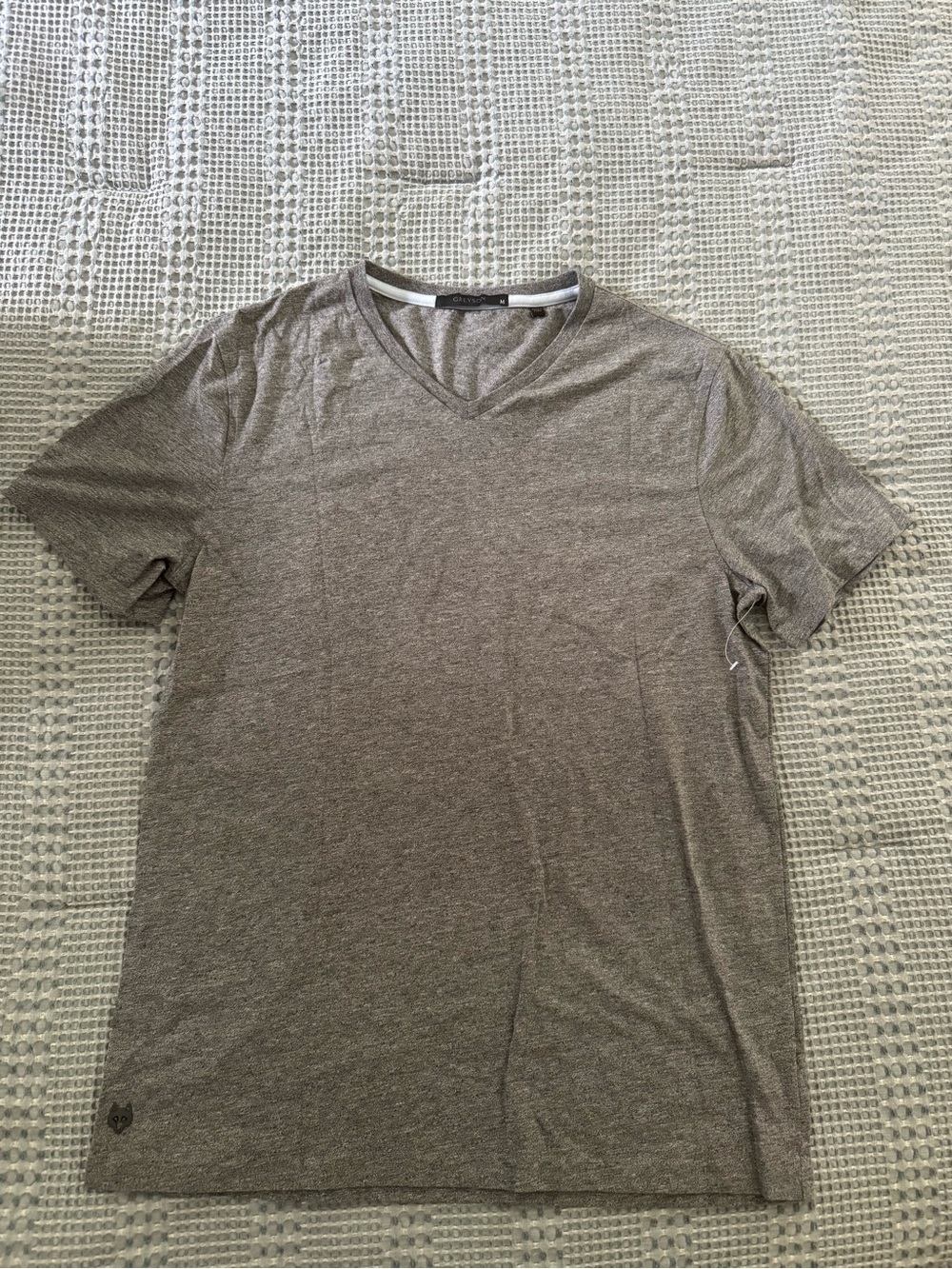 Greyson Men's Heather Gray V-Neck Tee